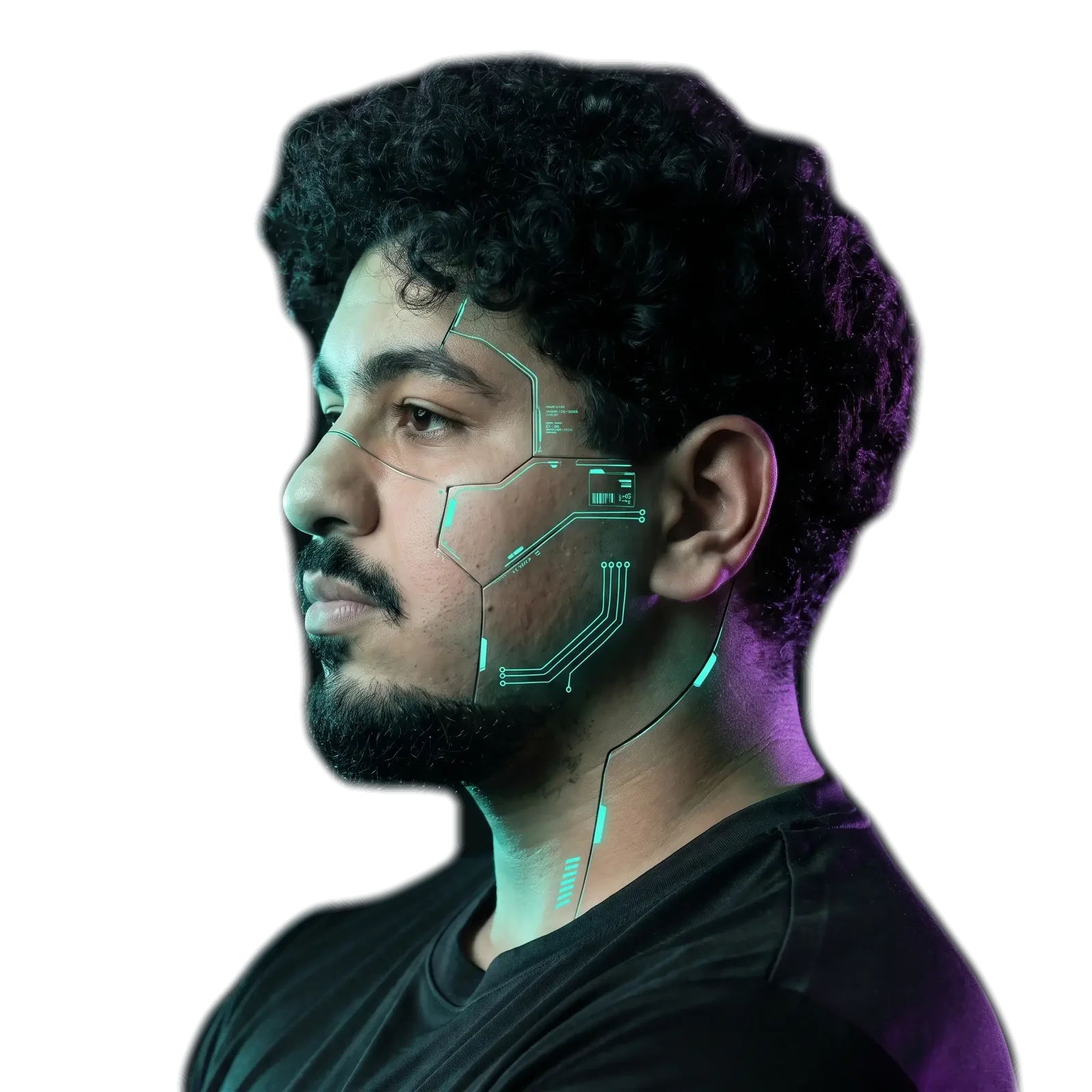 Ghassane AIT MOUSSA de profil, consultant SEO et web designer à Paris